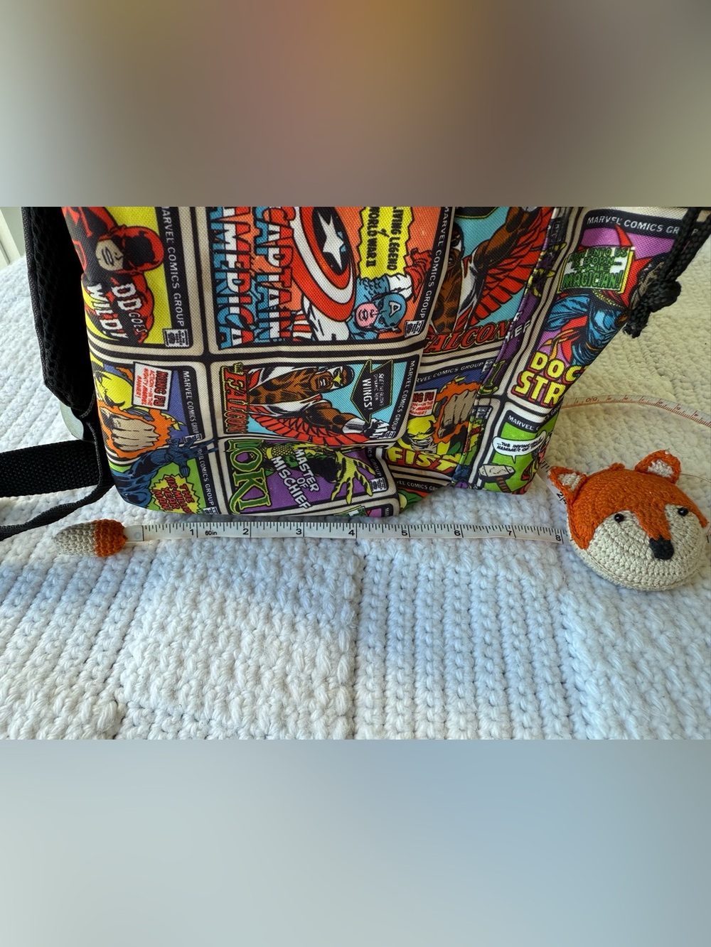 Marvel Comics Print Backpack - Picture 11 of 16